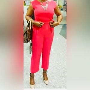 PreLoved Talbot Pink sleeveless Jumpsuit.